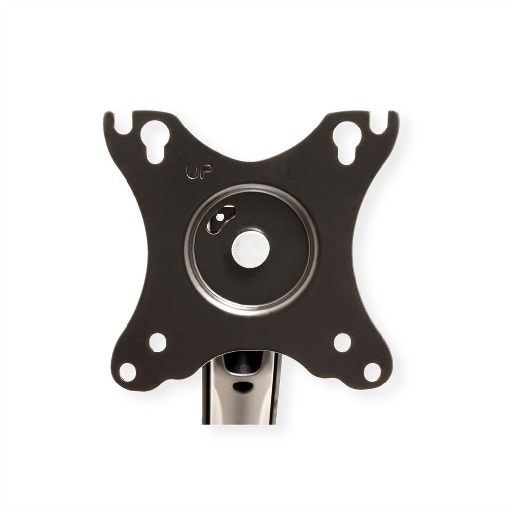 VALUE LCD Monitor Stand Pneumatic, Desk Clamp, Pivot, black, 2 Joints