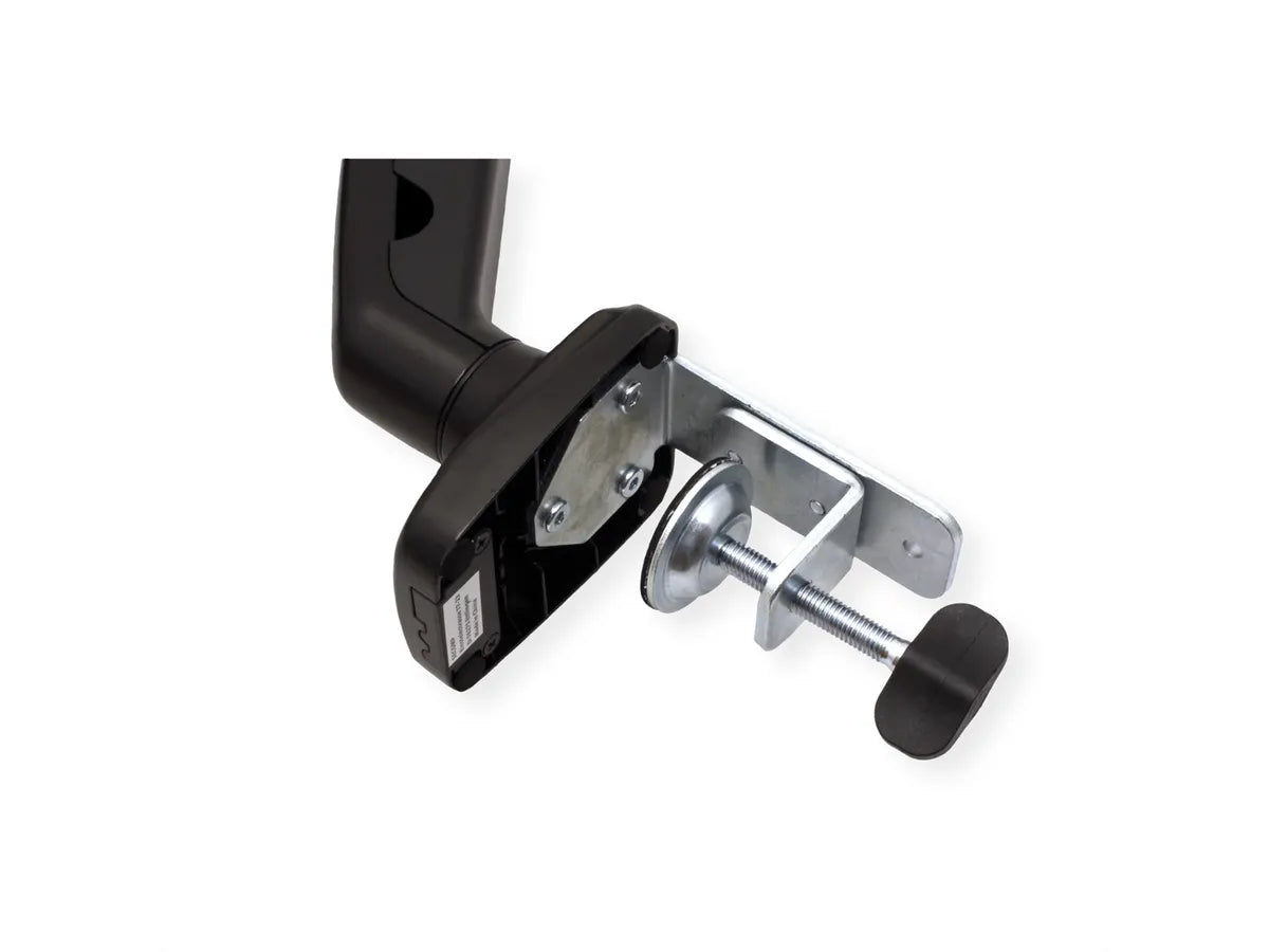 VALUE LCD Monitor Stand Pneumatic, Desk Clamp, Pivot, black, 2 Joints